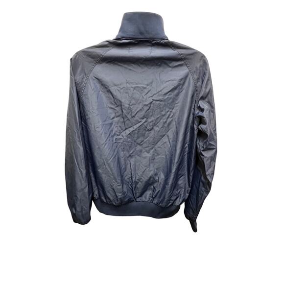 Vintage Eddie Bauer Jacket Pullover Large Mens Blue Nylon 1/2 Button 80s Rare - Picture 3 of 4